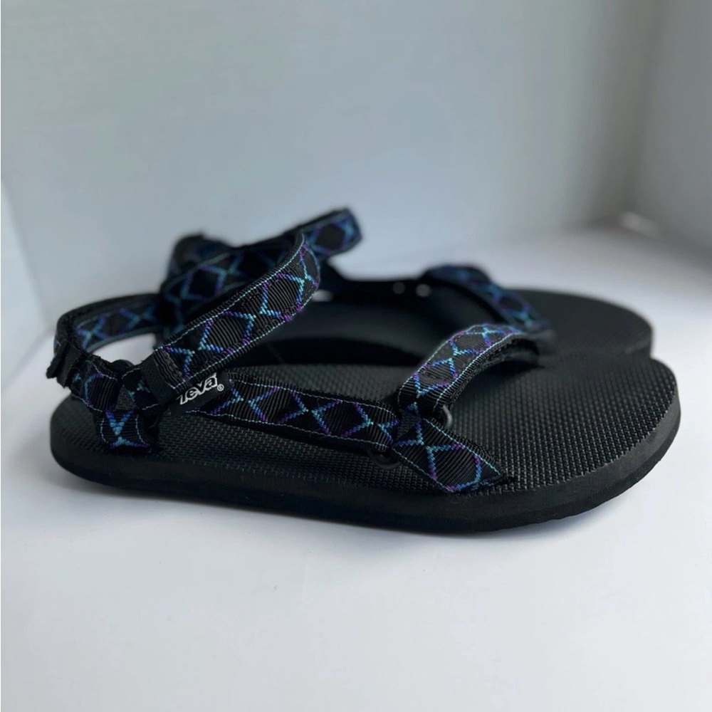 TEVA Hurricane Classic Original Sport Sandal Mens 11 / 12 Black Ankle Strap 90s